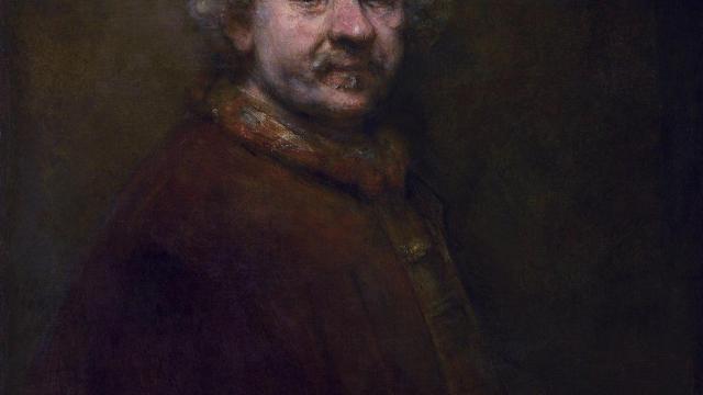 Autorretrato (1669) de Rembrandt a la edad de 63 años / NATIONAL GALLERY
