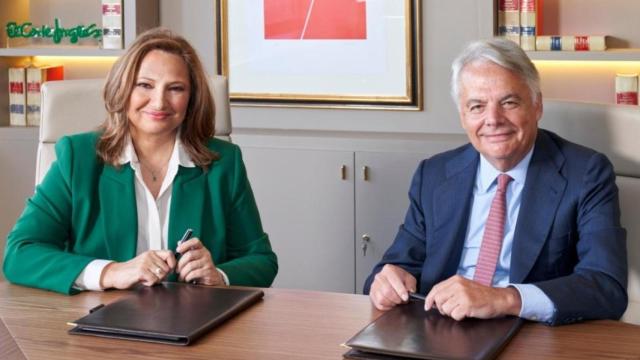 La presidenta de El Corte Inglés, Marta Álvarez y el presidente de Mutua, Ignacio Garralda / EP