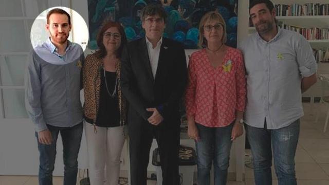 Imagen de Francesc López, fundador de Lleidetans amb Puigdemont, que organiza cenas a 250 euros con el 'expresident' en Waterloo (Bélgica) / CG