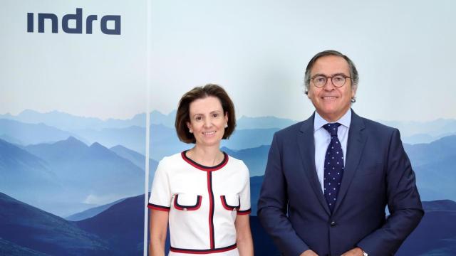 Cristina Ruiz e Ignacio Mataix, consejeros delegados de Indra / INDRA