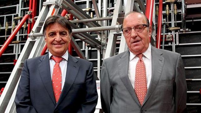 Josep y Jaume Alsina, consejero delegado y presidente de Encofrados J Alsina en una imagen corporativa / CG