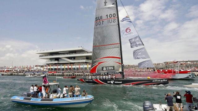 Imagen de una edición de la Copa América de Vela en Valencia / EFE