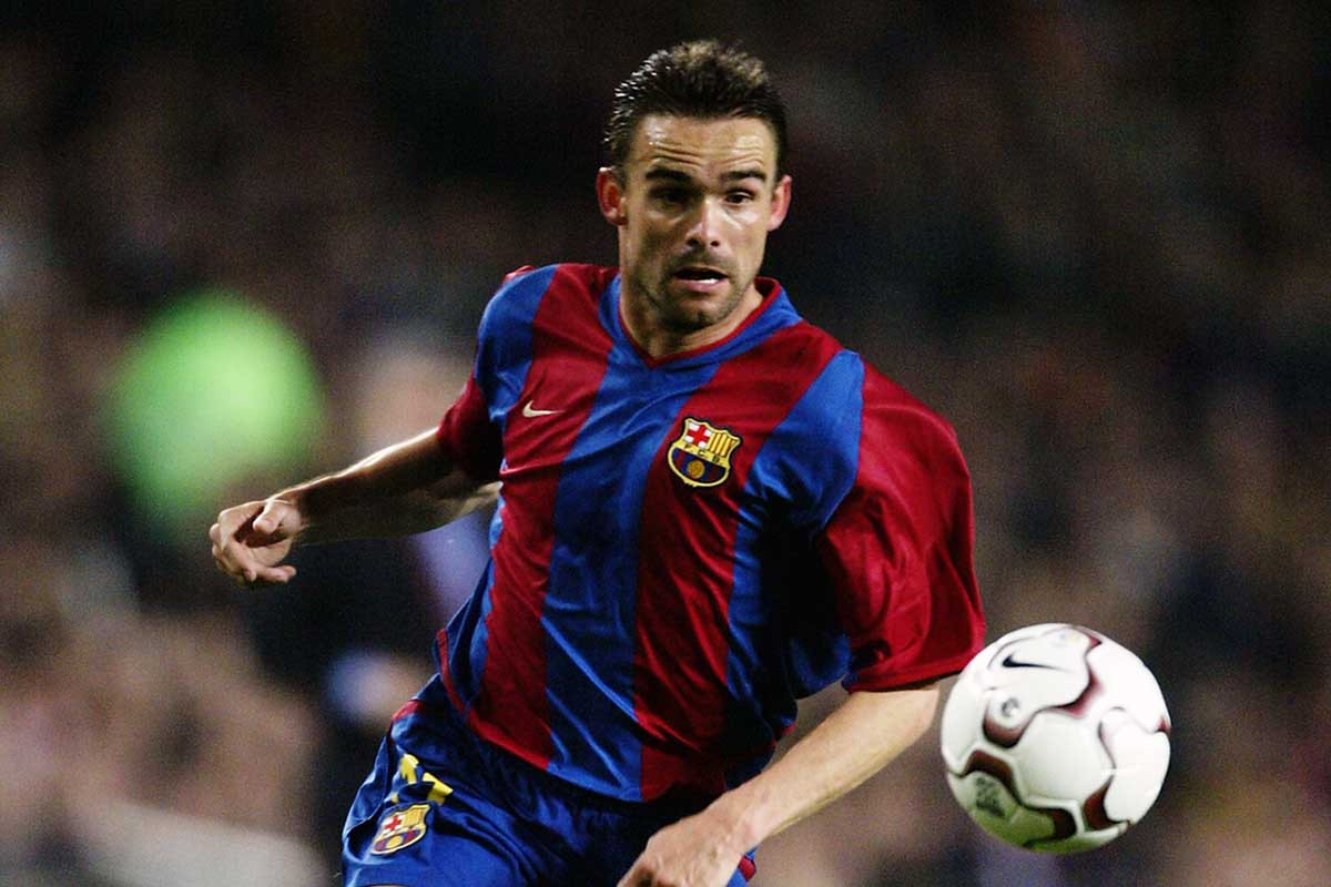 Overmars, en un partido como futbolista del Barça, fue el fichaje más caro del expresidente Joan Gaspart / REDES