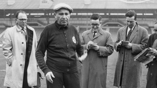 Bela Guttman, en su etapa como entrenador del Benfica / CAPTURA