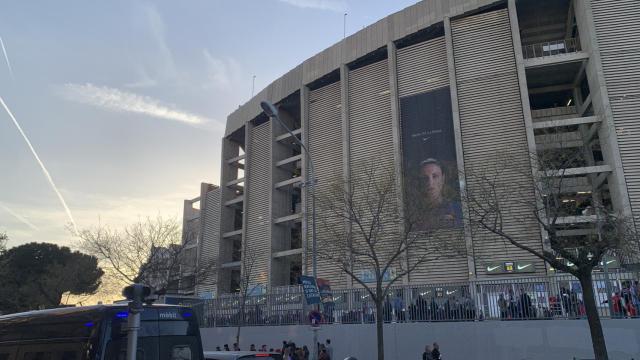 El Camp Nou, con una parte de la tercera grada derruida / CULEMANIA