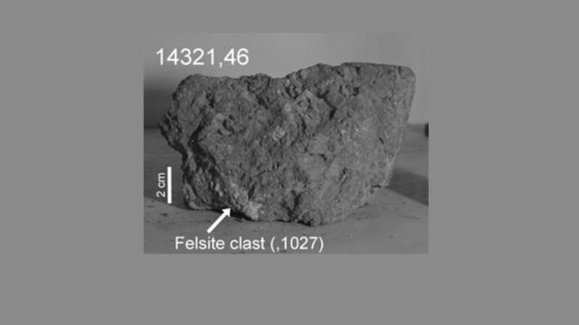 Fragmento de roca terrestre encontrada en la superficie lunar / EUROPA PRESS