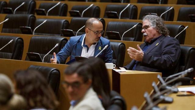 Carles Campuzano y Joan Tardà, portavoces del PDeCAT y ERC en el Congreso / EFE