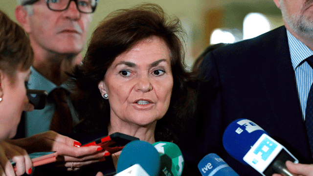 Indulto: Carmen Calvo, vicepresidenta del Gobierno, en una imagen de archivo / EFE