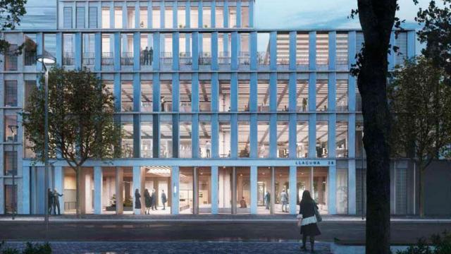 Recreación digital de la promoción del número 28 de la calle Llacuna / GB