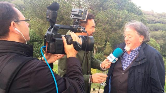 Pedro Cano, concejal de Promoción de la Ciudad, Comercio y Turismo, durante una entrevista / TSC