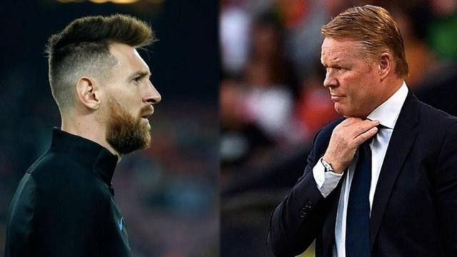 Leo Messi y Ronald Koeman mantienen su primera cumbre / CM