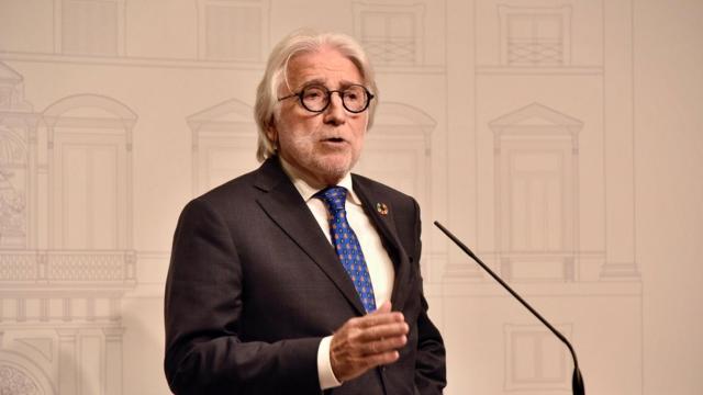 Josep Sánchez Llibre, presidente de la patronal catalana Foment del Treball, asegura que Foment será neutral ante los comicios de la Cámara de Comercio de BCN / EP