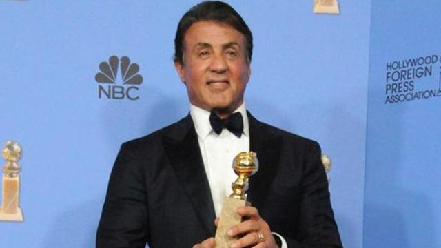 Sylvester Stallone, con un Globo de Oro / EFE