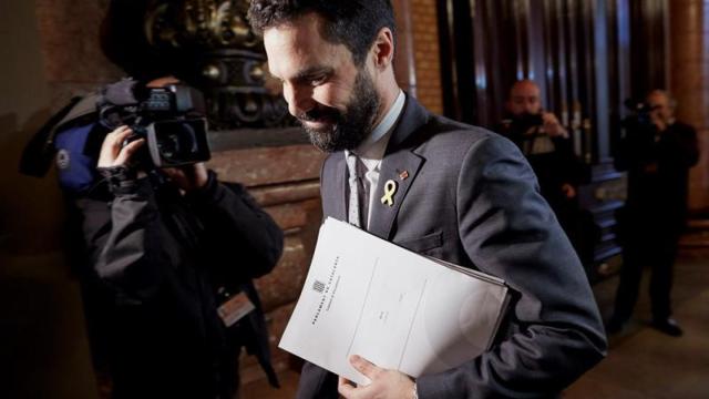 El presidente del Parlament, Roger Torrent / EFE