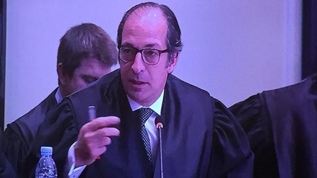 Rafael Entrena, abogada de Joana Ortega, en su intervención en el juicio por el 9N / CG