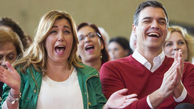Susana Díaz y Pedro Sánchez / EFE