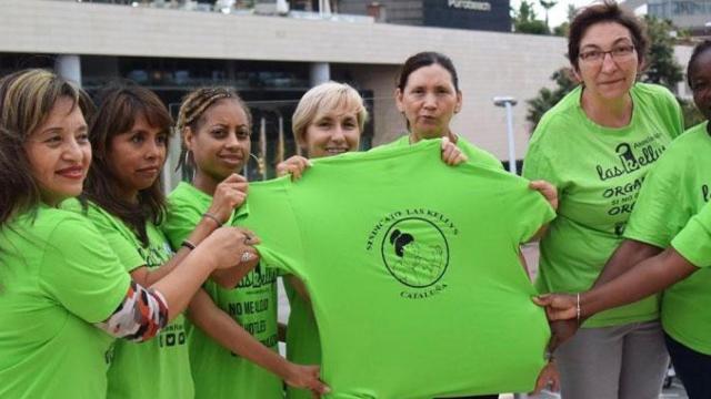 Miembros de la asociación de las Kellys de Barcelona / KELLYS