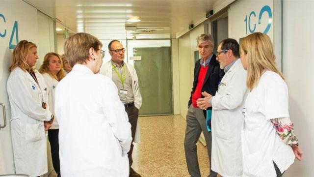 Médicos con Josep Maria Argimon, director gerente del ICS / GENCAT