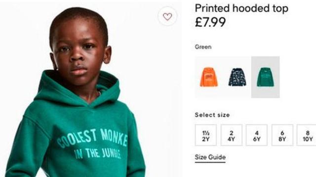 La sudadera de H&M que vestía un niño de color / CD