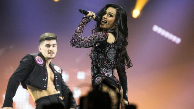 Chanel durante el segundo ensayo en Turín /TWITTER