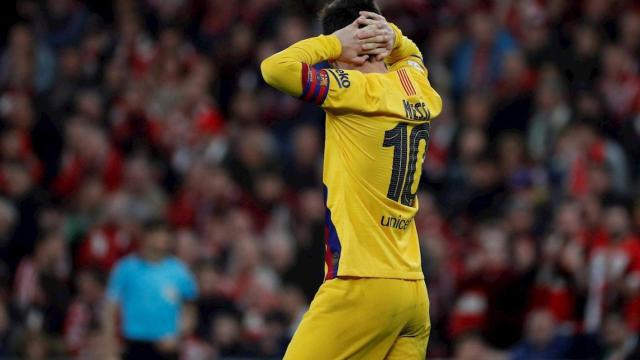 Leo Messi en el Benito Villamarín / EFE