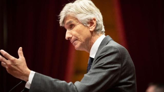 Josep Maria Argimon, consejero catalán de Salud, en el Parlamento catalán / EP