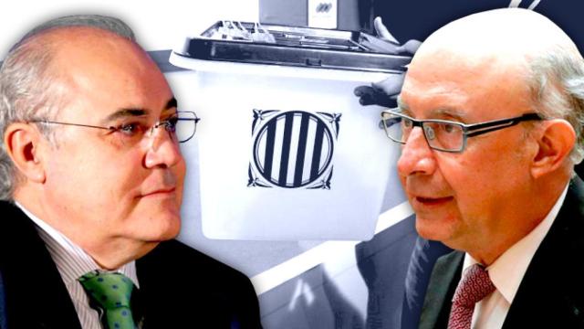 El juez Pablo Llarena y el ministro Cristóbal Montoro / FOTOMONTAJE DE CG