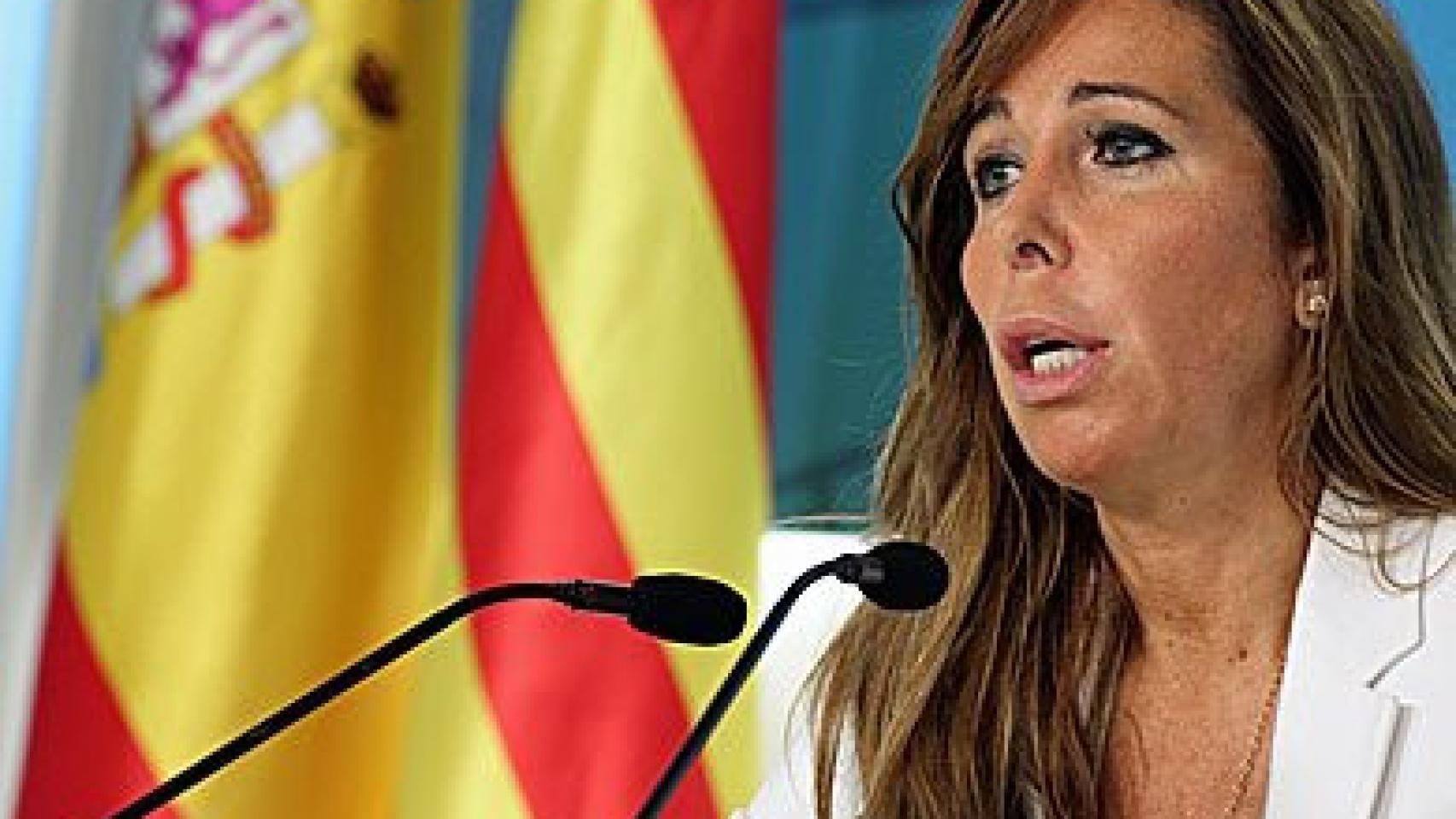 La presidenta del PP catalán, Alicia Sánchez-Camacho