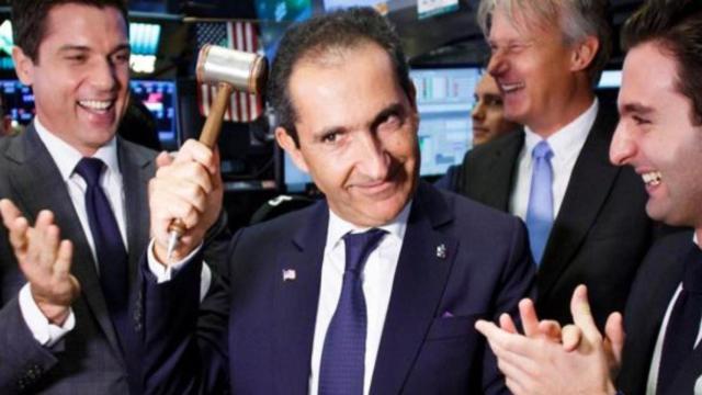 El magnate Patrick Drahi en 2017 en la Bolsa de Nueva York / EFE