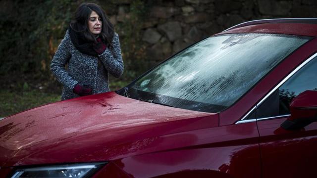 Coche con los cristales empanados / SEAT