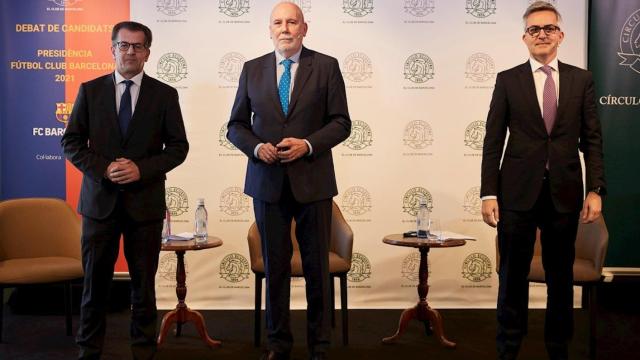 Toni Freixa, Màrius Carol y Víctor Font / EFE