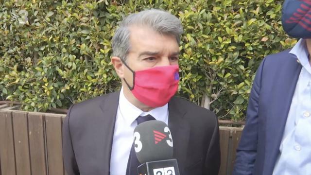 Joan Laporta hablando en TV3 / TV3