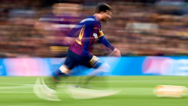 El delantero argentino del FC Barcelona Leo Messi / EFE