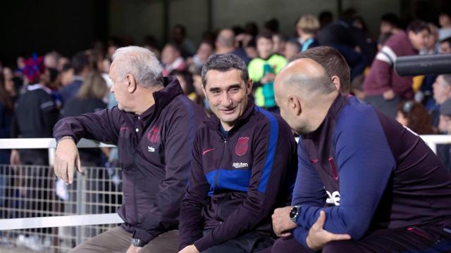 Valverde en el partido de Cartagena / EFE