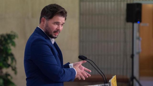 Gabriel Rufián, tras su encuentro con la vicepresidente Yolanda Díaz / ALBERTO ORTEGA - EP