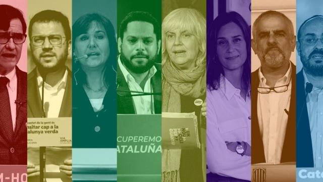 Los principales candidatos del 14F / FOTOMONTAJE DE CG