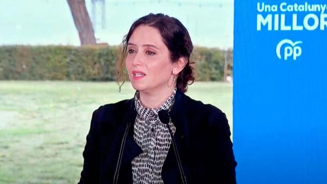 La presidenta de la Comunidad de Madrid, Isabel Díaz Ayuso, en un acto del PP / CG