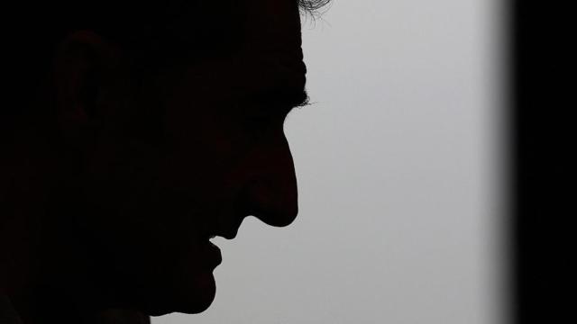 Silueta del técnico del Barça, Ernesto Valverde