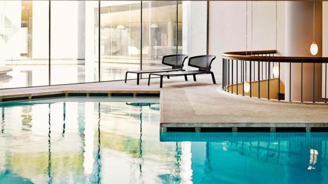 Imagen de la zona de 'wellness' del hotel Fairmont Juan Carlos I de Barcelona / Cedida