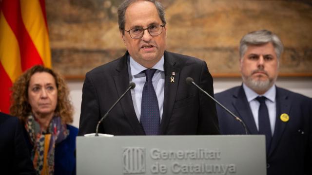 Torra se reúne con el Consell Executiu tras su inhabilitación como diputado / EUROPA PRESS