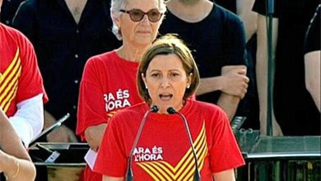 La presidenta de la ANC, Carme Forcadell