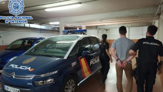 Uno de los detenidos por el intento de asesinato de un empresario rival con un sicario / POLICIA NACIONAL