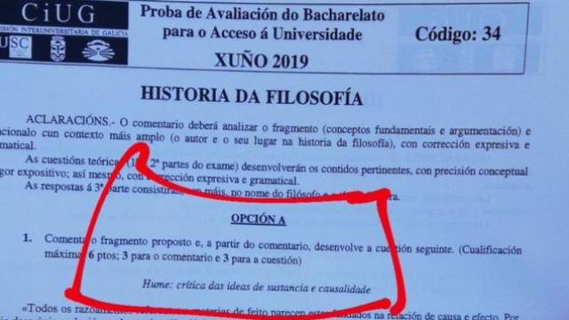 Este error en un examen de Selectividad ha obligado a repetirlo / TWITTER