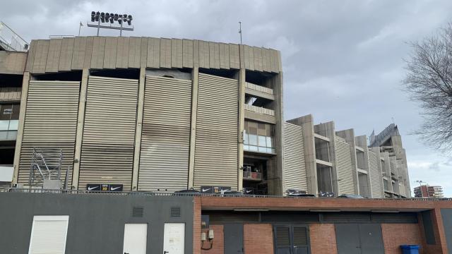 El Camp Nou, abierto por las obras en la tercera grada / Víctor Malo - CULEMANIA