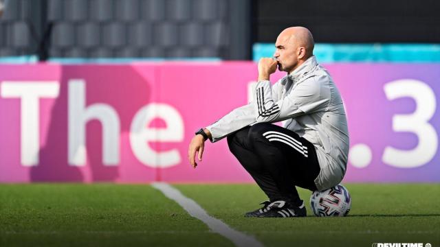 Roberto Martínez con la selección belga / RABF