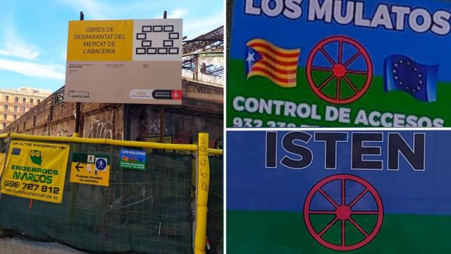 Obras de desamiantado del Mercado de la Abacería, vigilando por 'Los Mulatos', sobrenombre del clan Jodorovich / CG