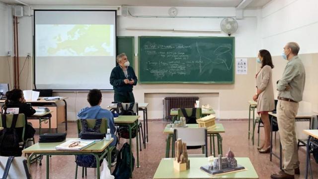 Clase en un colegio de primaria de Cataluña / EP