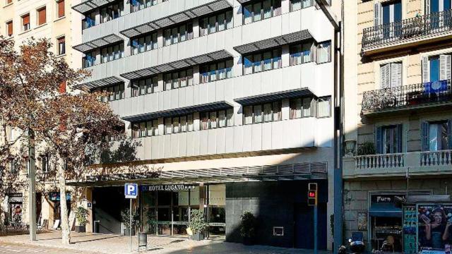 Imagen del Hotel Lugano, situado en el centro de Barcelona / Cedida