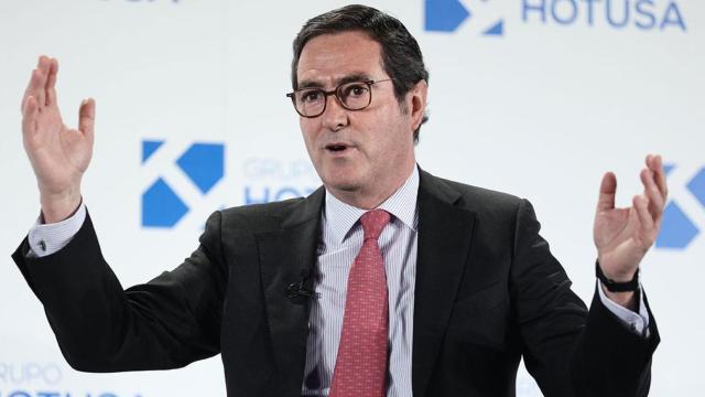 El presidente de la CEOE, Antonio Garamendi, como representante de los empresarios españoles / Eduardo Parra (EP)