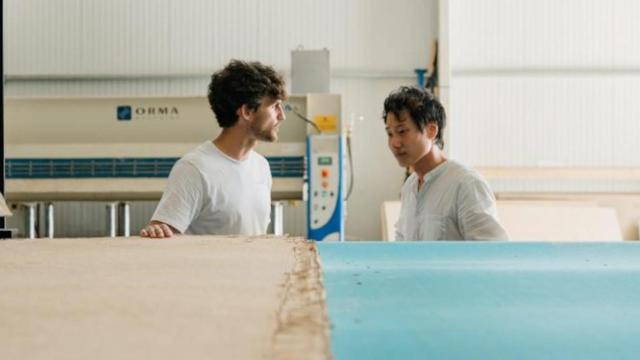 El equipo de Honext, startup que ha desarrollado un nuevo material constructivo similar a la madera / HONEXT